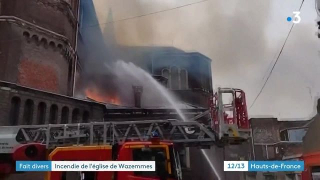 12/13 F3 Hauts-de-France - un incendie sans raisons