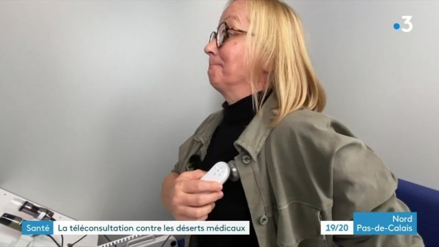 19/20 - F3 Nord-pas-de-Calais - 28-10-2021 - télé-consultation