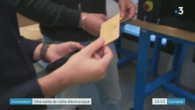 12/13 - F3 Lorraine - 12-11-2021 - Carte de visite connectée