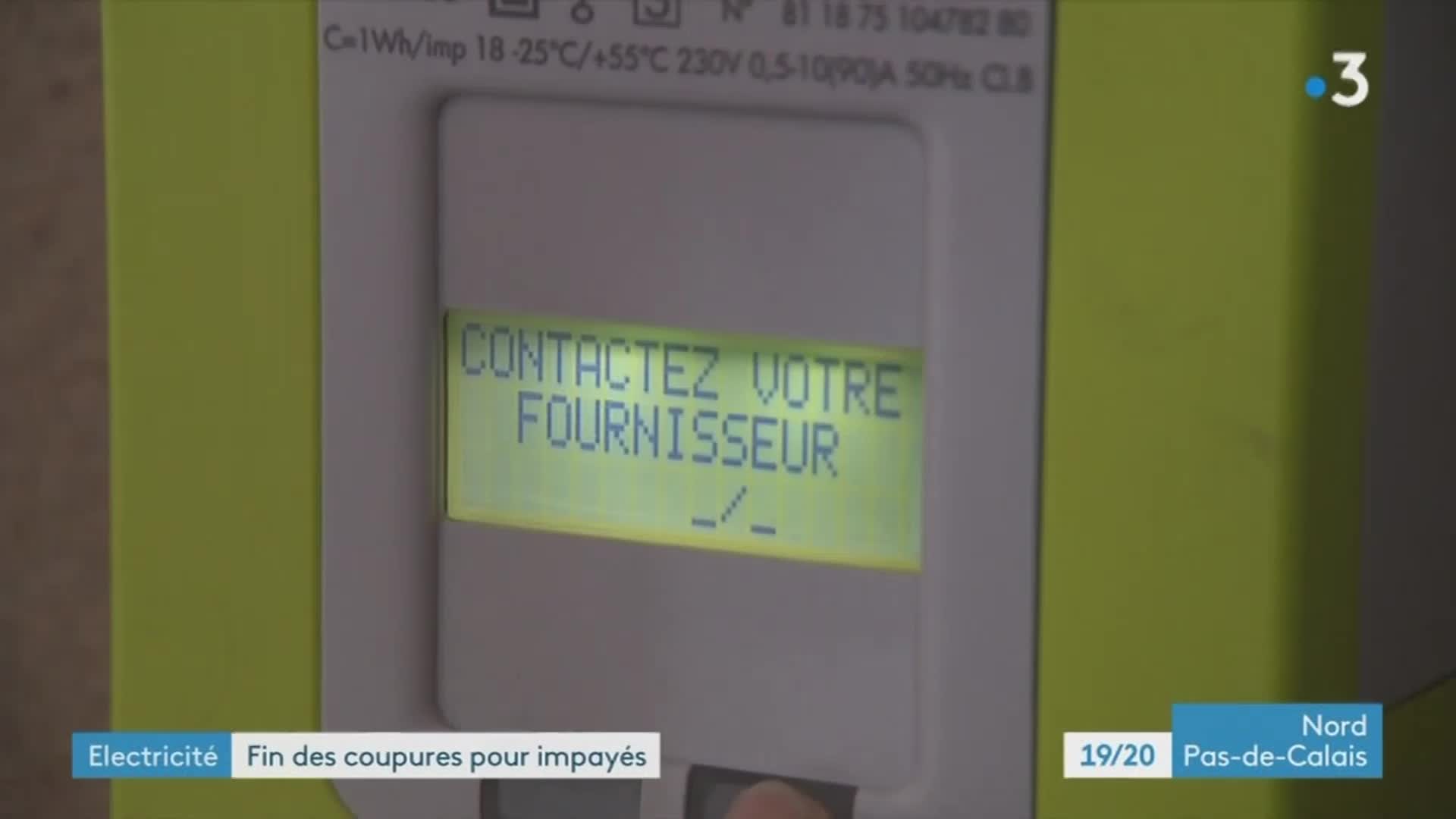 19/20 - F3 Nord pas de Calais - 12-11-2021 - fin des Coupures électriques