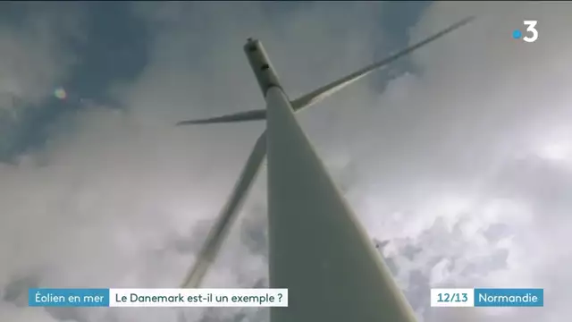 12/13 - F3 Basse Normandie - 27-11-2021 - éoliennes en mer