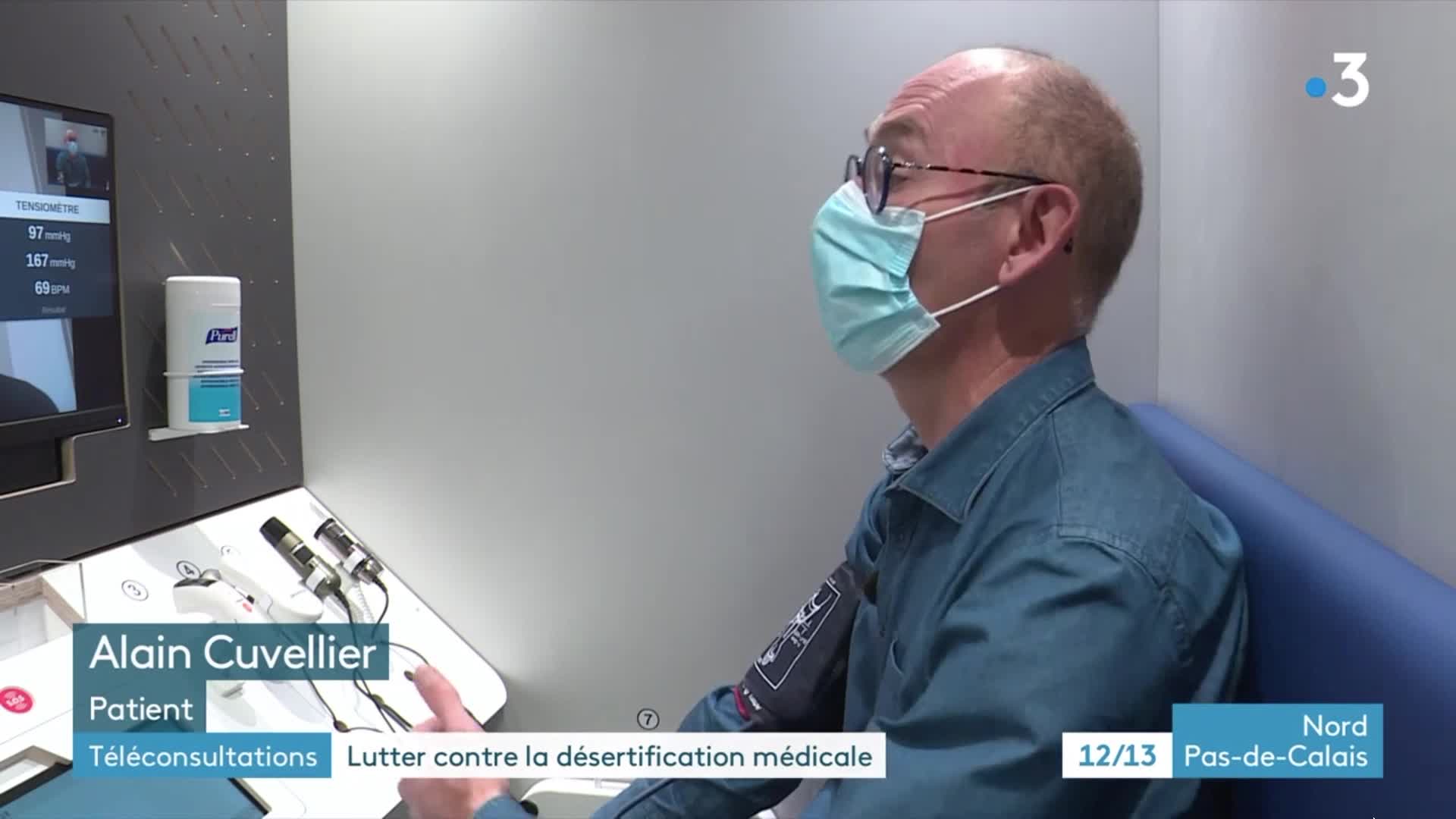 12/13 - F3 Nord-pas-de-Calais - 08-12-2021 - Cabines connectées