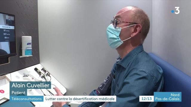 12/13 - F3 Nord-pas-de-Calais - 08-12-2021 - Cabines connectées