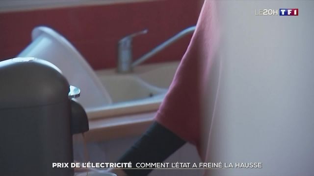 20h - TF1 - 14-01-2022, le prix de l'électricité