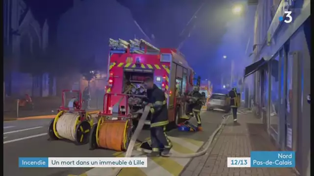 12/13 - F3 Nord-pas-de-Calais - 26-04-2022 , incendie
