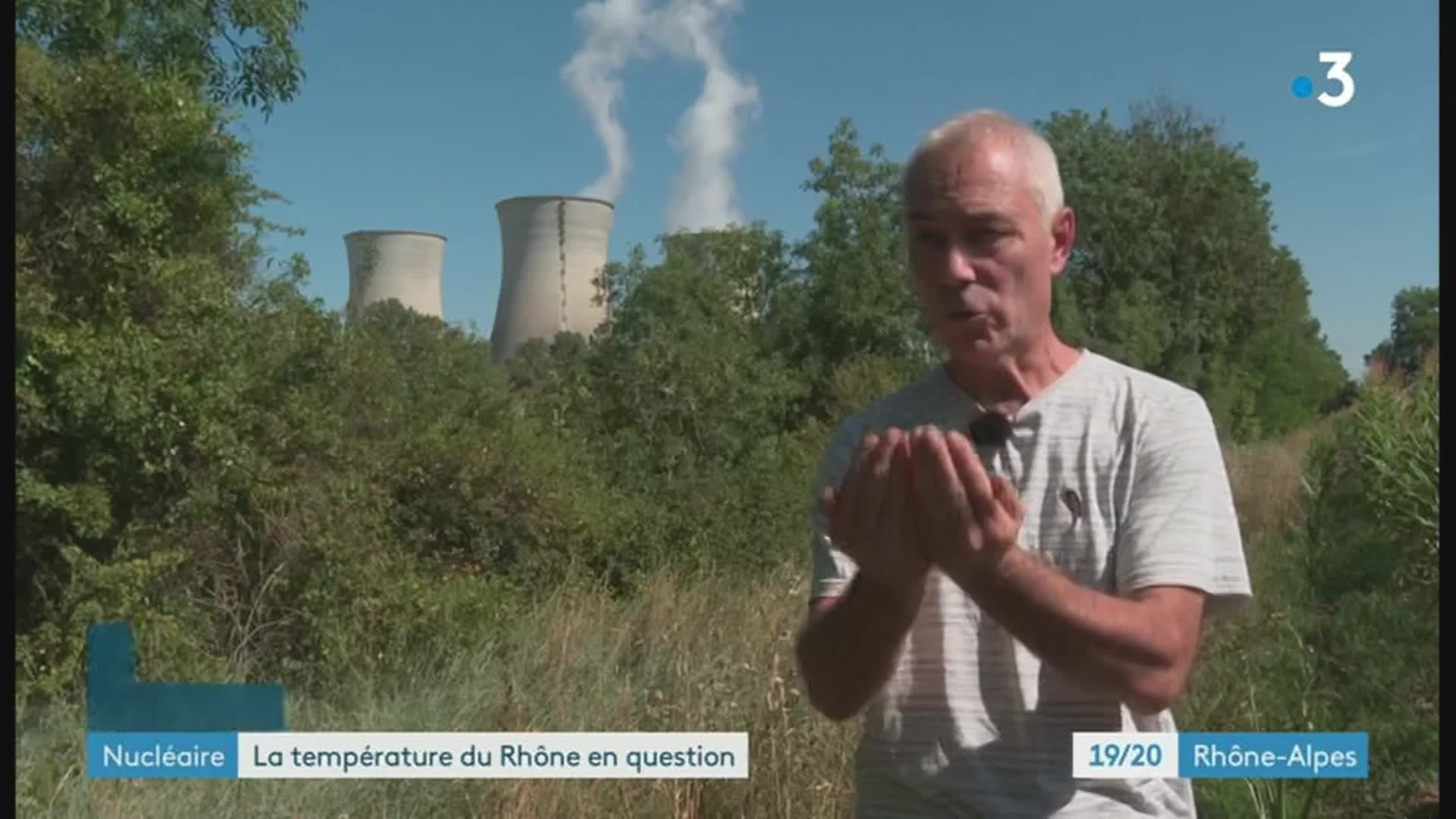 19/20 - F3 Rhöne-Alpes - 28-07-2022 , Centrale nucléaire
