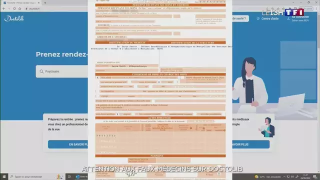 13h - TF1 - 26-08-2022 , Doctolib