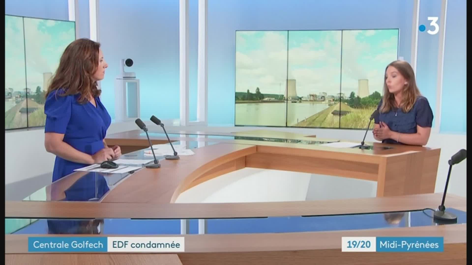 19/20 - F3 Midi-Pyrénées - 12-09-2022 , EDF Condamnée