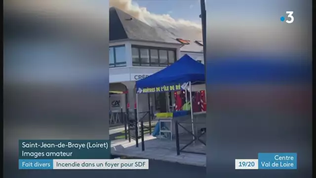 19/20 - F3 Centre-Val-de-Loire - 15-01-2023 , incendie