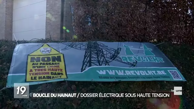 19h30 - RTBF la Une - 15-02-2023 , Ligne aute tension