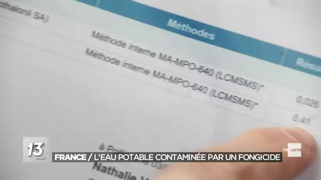 13h - RTBF la Une - 07-04-2023 , l'eau