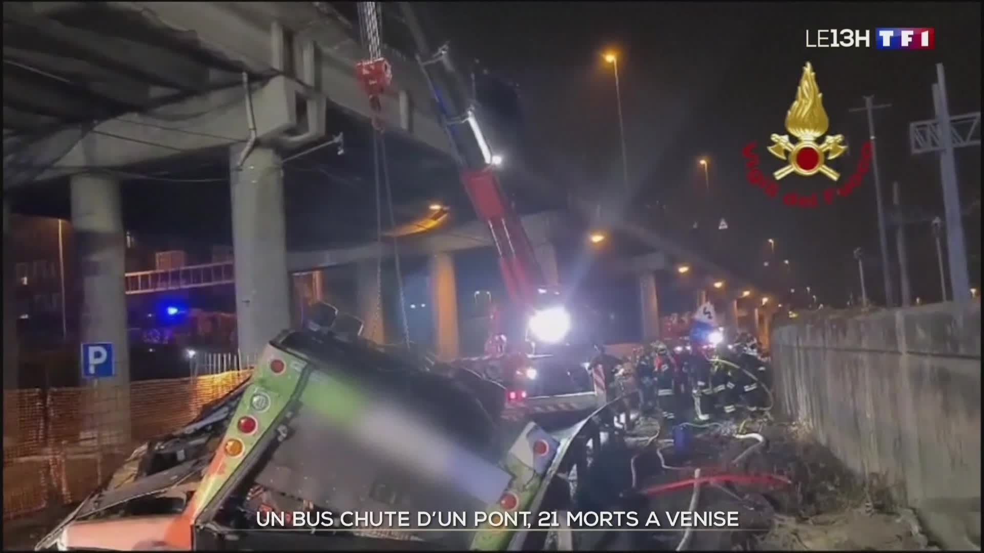 13h - TF1 - 04-10-2023 , accident de bus électrique