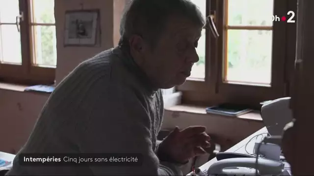 20h - France 2 - 06-11-2023 , coupures d'électricité