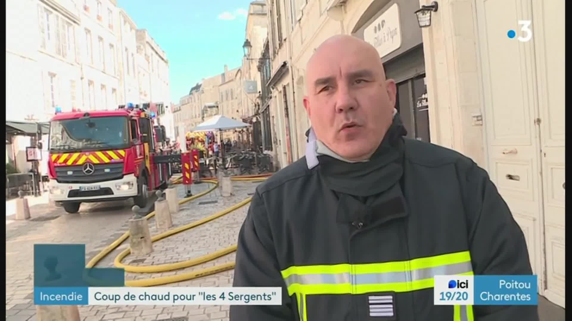 19/20 - F3 Poitou Charentes - 18-04-2024 , Incendie