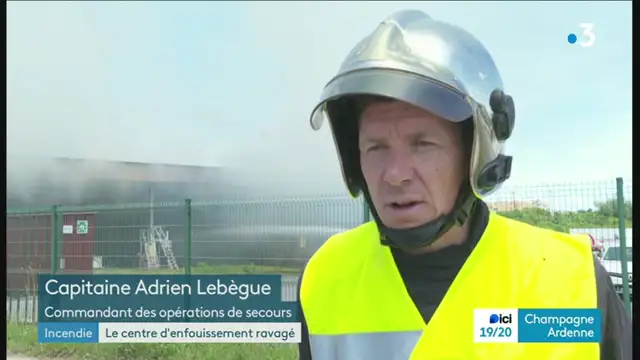 19/20 - F3 Champagne Ardenne  - 23-06-2024 , Incendie