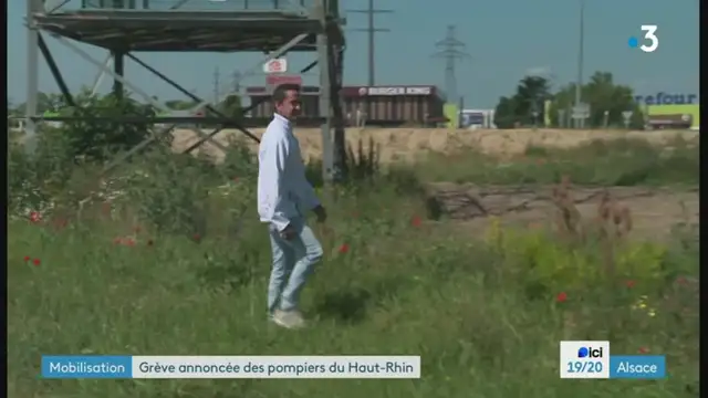 19/20 - F3 Alsace - 24-06-2024 , Les Pompiers disent NON