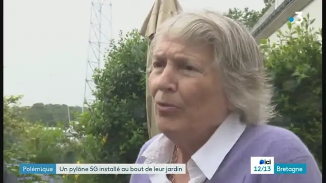12/13 - F3 Bretagne - 04-07-2024 , Antenne 5G au fond du jardin