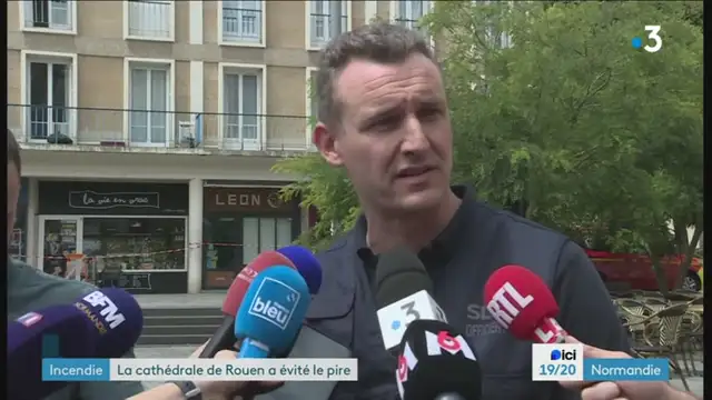 19/20 - F3 Basse Normandie - 11-07-2024 , Incendie