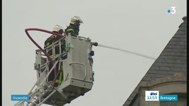 12/13 - F3 Bretagne - 06-08-2024 , Incendie