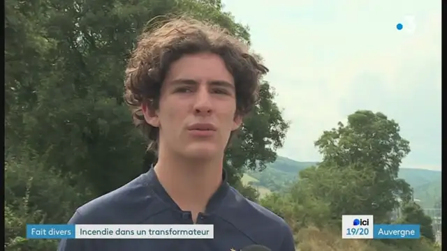 19/20 - F3 Auvergne - 17-08-2024 , Incendie Transformateur