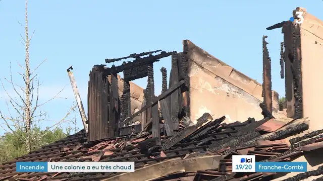 19/20 - F3 Franche Comte - 22-08-2024 , Incendie