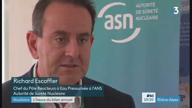 19/20 - F3 Rhone Alpes - 19-09-2024 , Nucléaire