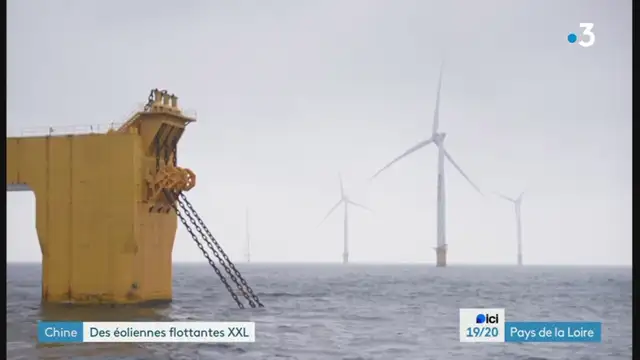 19/20 - F3 Pays de la Loire - 04-10-2024 , éoliennes