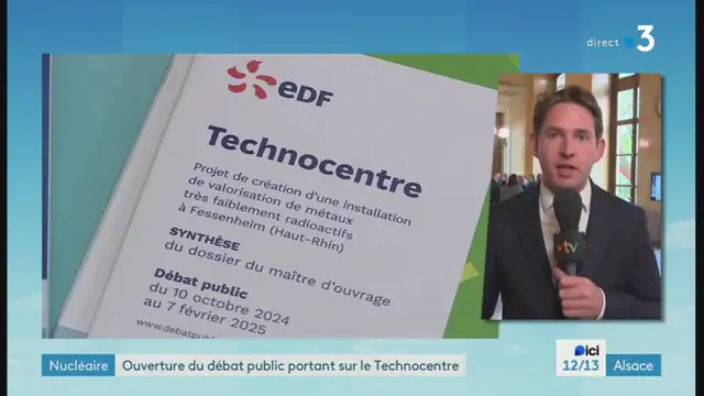 12/13 - F3 Alsace - 08-10-2024 Arrêt Centrale Nucléaire