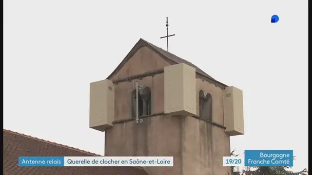 19/20 - F3 Bourgogne Franche Comte - 04-01-2025 , Antenne relais