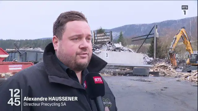 12h45 - RTS Un - 06-01-2025 , Incendie