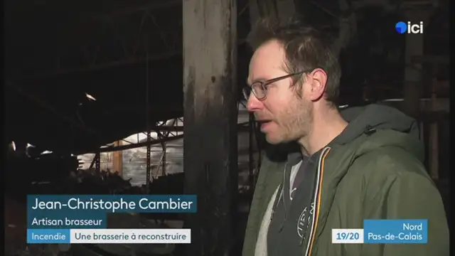 19/20 - F3 Nord pas de Calais - 06-01-2025 , Incendie