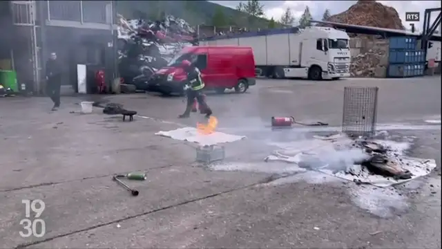 19h30 - RTS Un - 06-01-2025 , Incendie