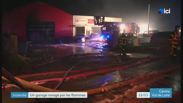 12/13 - F3 Centre val de Loire - 26-01-2025 , Incendie
