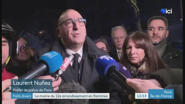 12/13 - F3 Paris ile de France - 27-01-2025 , Incendie