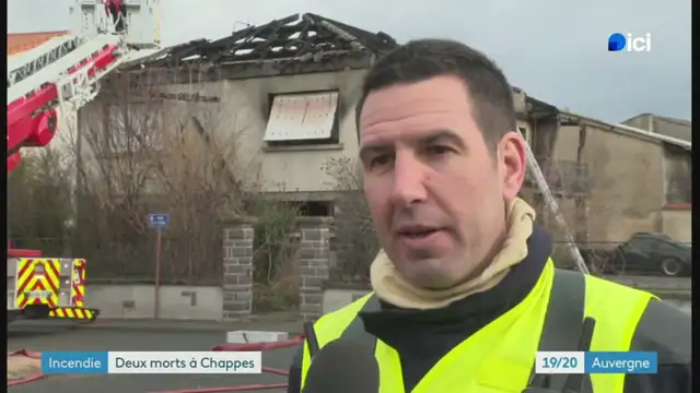 19/20 - F3 Auvergne - 13-02-2025 , Incendie