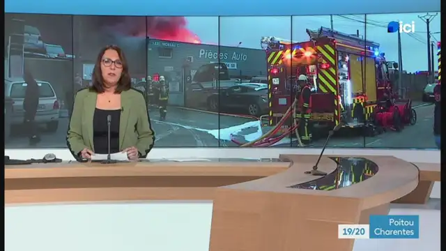 19/20 - F3 Poitou Charentes - 13-02-2025 , Incendie