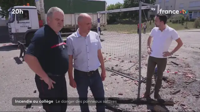 20h - France 2 - 16-07-202 , Incendie